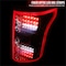 Spec-D Tuning Ford F150 Tail Lights- Chrome Housing With Smoke Red Lens 18-20 LT-F15018RGLED-TM - alternate 8